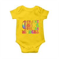 Funny Im Just Here For The Wieners Baby Onesie LGBTQ Pride Party Gift