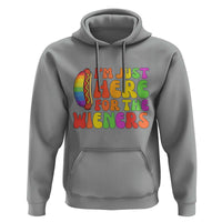 Funny Im Just Here For The Wieners Hoodie LGBTQ Pride Party Gift