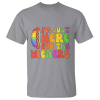 Funny Im Just Here For The Wieners T Shirt LGBTQ Pride Party Gift