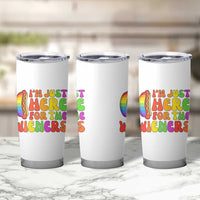 Funny Im Just Here For The Wieners Tumbler Cup LGBTQ Pride Party Gift