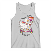 Lesbian Goose On The Loose Tank Top Funny LGBTQ Animal Pride Gift