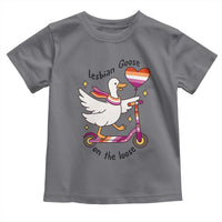 Lesbian Goose On The Loose Toddler T Shirt Funny LGBTQ Animal Pride Gift