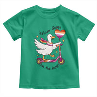 Lesbian Goose On The Loose Toddler T Shirt Funny LGBTQ Animal Pride Gift