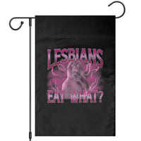 Funny Monkey Meme Lesbians Eat What Garden Flag LGBTQ Pride Gift