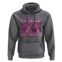 Funny Monkey Meme Lesbians Eat What Hoodie LGBTQ Pride Gift
