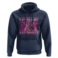Funny Monkey Meme Lesbians Eat What Hoodie LGBTQ Pride Gift