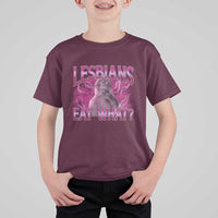 Funny Monkey Meme Lesbians Eat What T Shirt For Kid LGBTQ Pride Gift