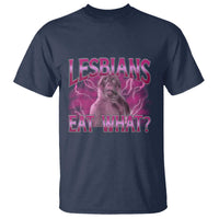 Funny Monkey Meme Lesbians Eat What T Shirt LGBTQ Pride Gift