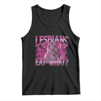 Funny Monkey Meme Lesbians Eat What Tank Top LGBTQ Pride Gift