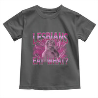Funny Monkey Meme Lesbians Eat What Toddler T Shirt LGBTQ Pride Gift