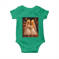 Funny Lesbian Pride Tung Tung Sahur Engagement Gift Baby Onesie
