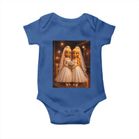 Funny Lesbian Pride Tung Tung Sahur Engagement Gift Baby Onesie