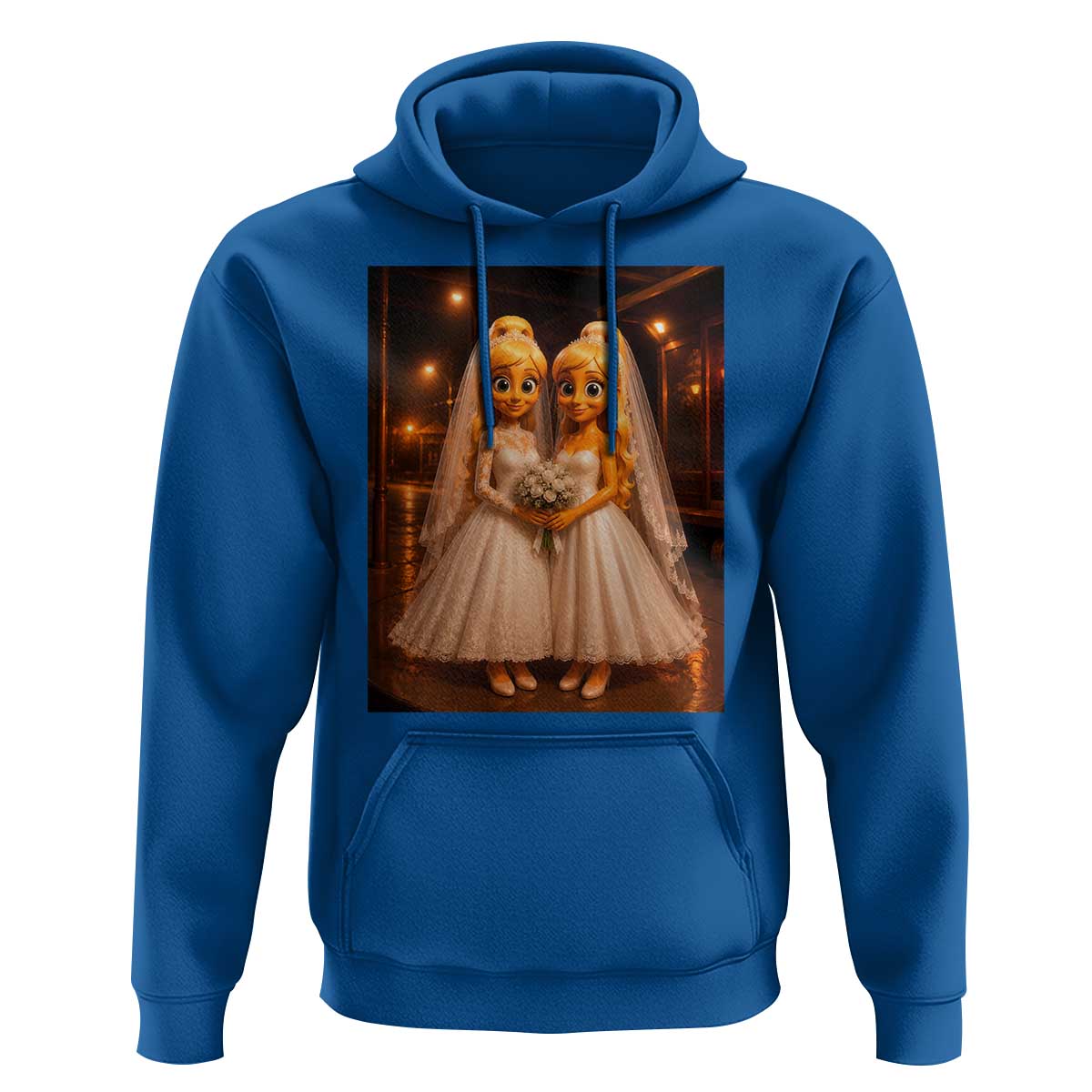 Funny Lesbian Pride Tung Tung Sahur Engagement Gift Hoodie