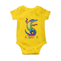 Alligaytor LGBTQ Pride Graphic Baby Onesie Queer Reptile Lovers