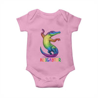 Alligaytor LGBTQ Pride Graphic Baby Onesie Queer Reptile Lovers