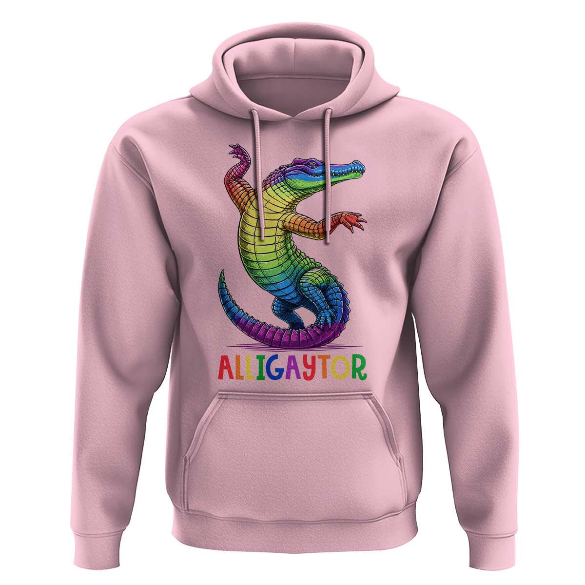Alligaytor LGBTQ Pride Graphic Hoodie Queer Reptile Lovers