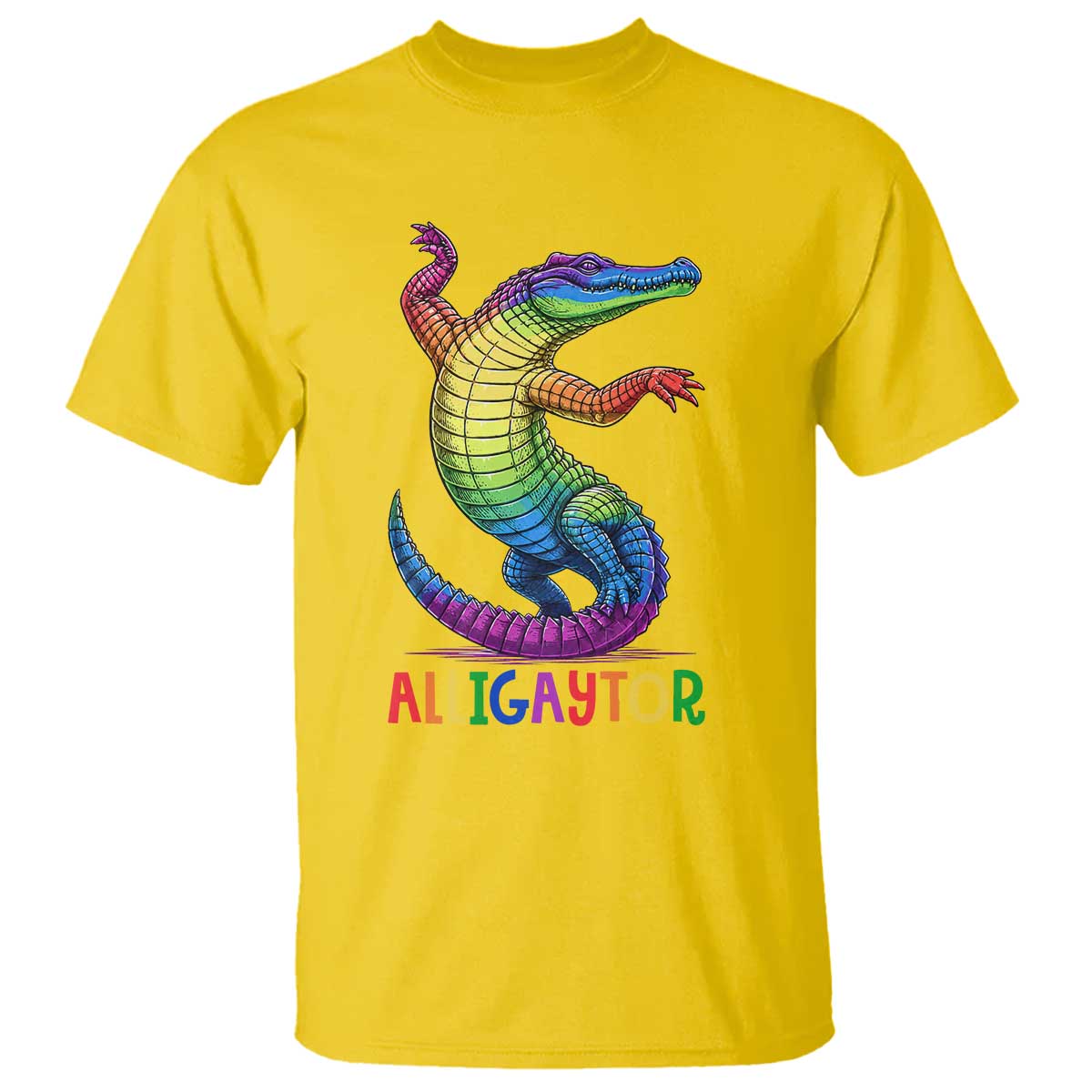 Alligaytor LGBTQ Pride Graphic T Shirt Queer Reptile Lovers