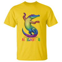 Alligaytor LGBTQ Pride Graphic T Shirt Queer Reptile Lovers