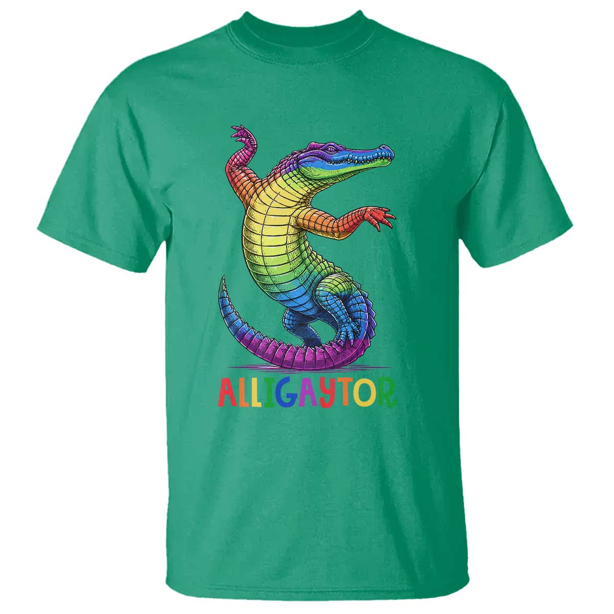 Alligaytor LGBTQ Pride Graphic T Shirt Queer Reptile Lovers