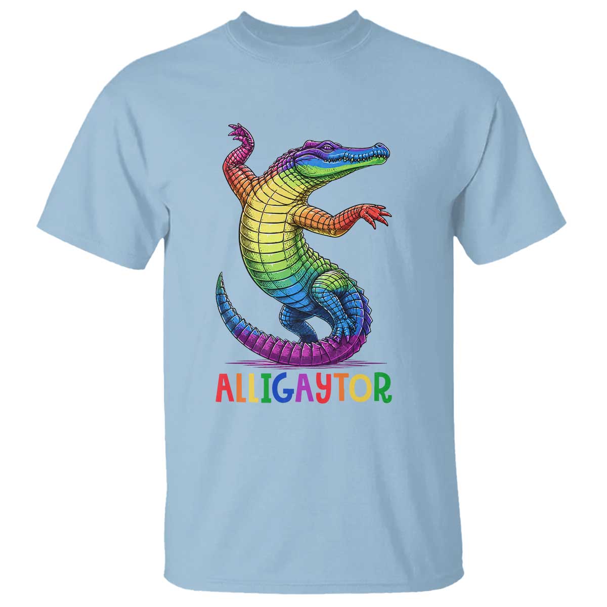 Alligaytor LGBTQ Pride Graphic T Shirt Queer Reptile Lovers