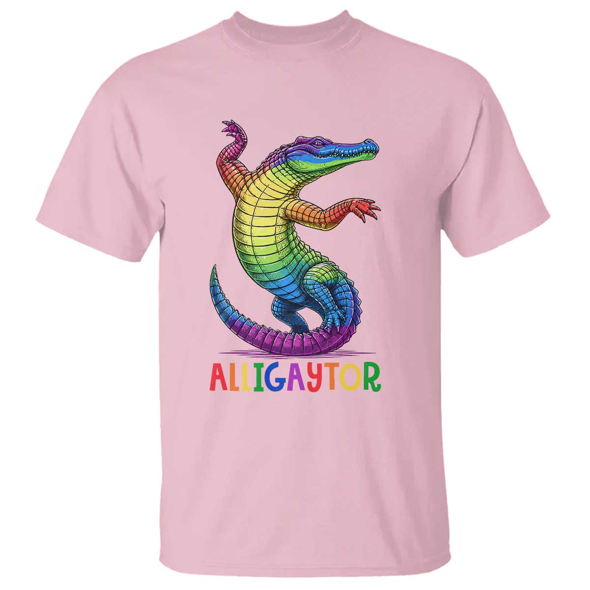 Alligaytor LGBTQ Pride Graphic T Shirt Queer Reptile Lovers