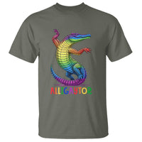 Alligaytor LGBTQ Pride Graphic T Shirt Queer Reptile Lovers