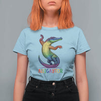 Alligaytor LGBTQ Pride Graphic T Shirt For Women Queer Reptile Lovers