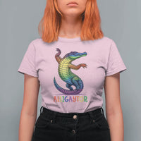 Alligaytor LGBTQ Pride Graphic T Shirt For Women Queer Reptile Lovers