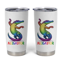 Alligaytor LGBTQ Pride Graphic Tumbler Cup Queer Reptile Lovers