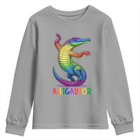 Alligaytor LGBTQ Pride Graphic Youth Sweatshirt Queer Reptile Lovers