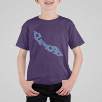 Curacao Flag Map Pride T Shirt For Kid Proud Curacaoan Heritage Gift