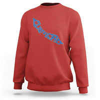Curacao Flag Map Pride Sweatshirt Proud Curacaoan Heritage Gift