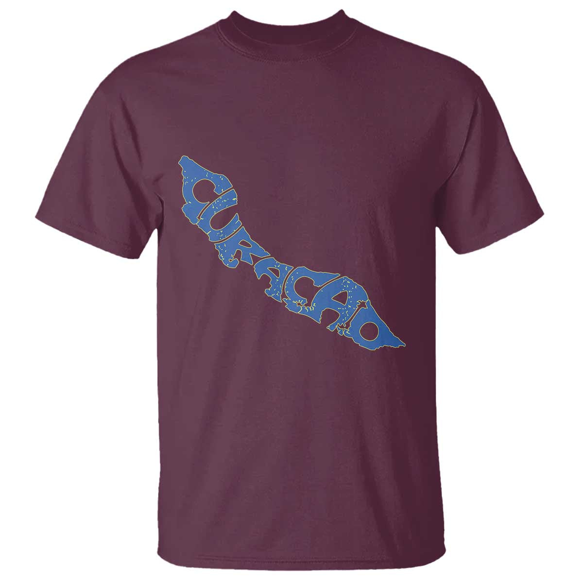 Curacao Flag Map Pride T Shirt Proud Curacaoan Heritage Gift