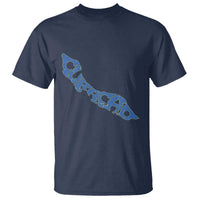 Curacao Flag Map Pride T Shirt Proud Curacaoan Heritage Gift