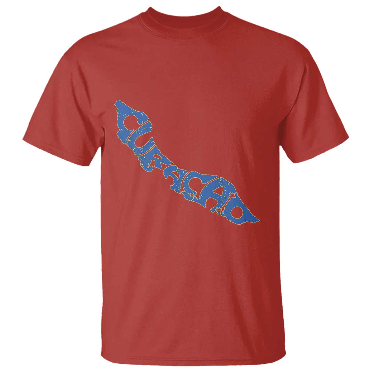 Curacao Flag Map Pride T Shirt Proud Curacaoan Heritage Gift