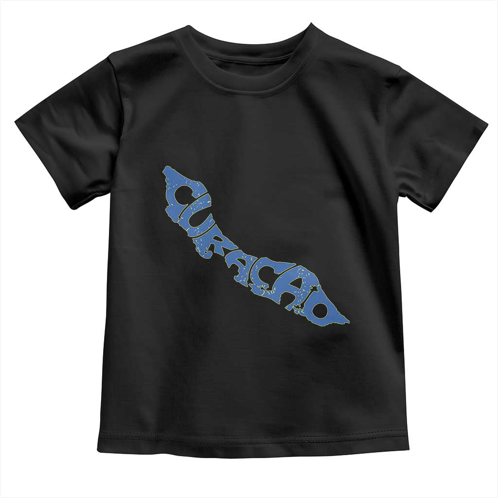 Curacao Flag Map Pride Toddler T Shirt Proud Curacaoan Heritage Gift