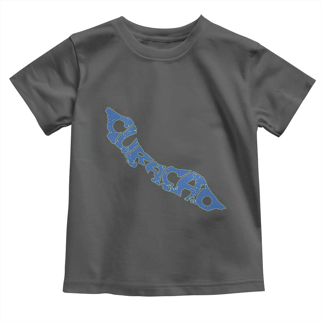 Curacao Flag Map Pride Toddler T Shirt Proud Curacaoan Heritage Gift