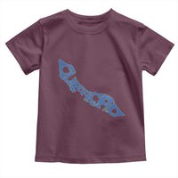 Curacao Flag Map Pride Toddler T Shirt Proud Curacaoan Heritage Gift