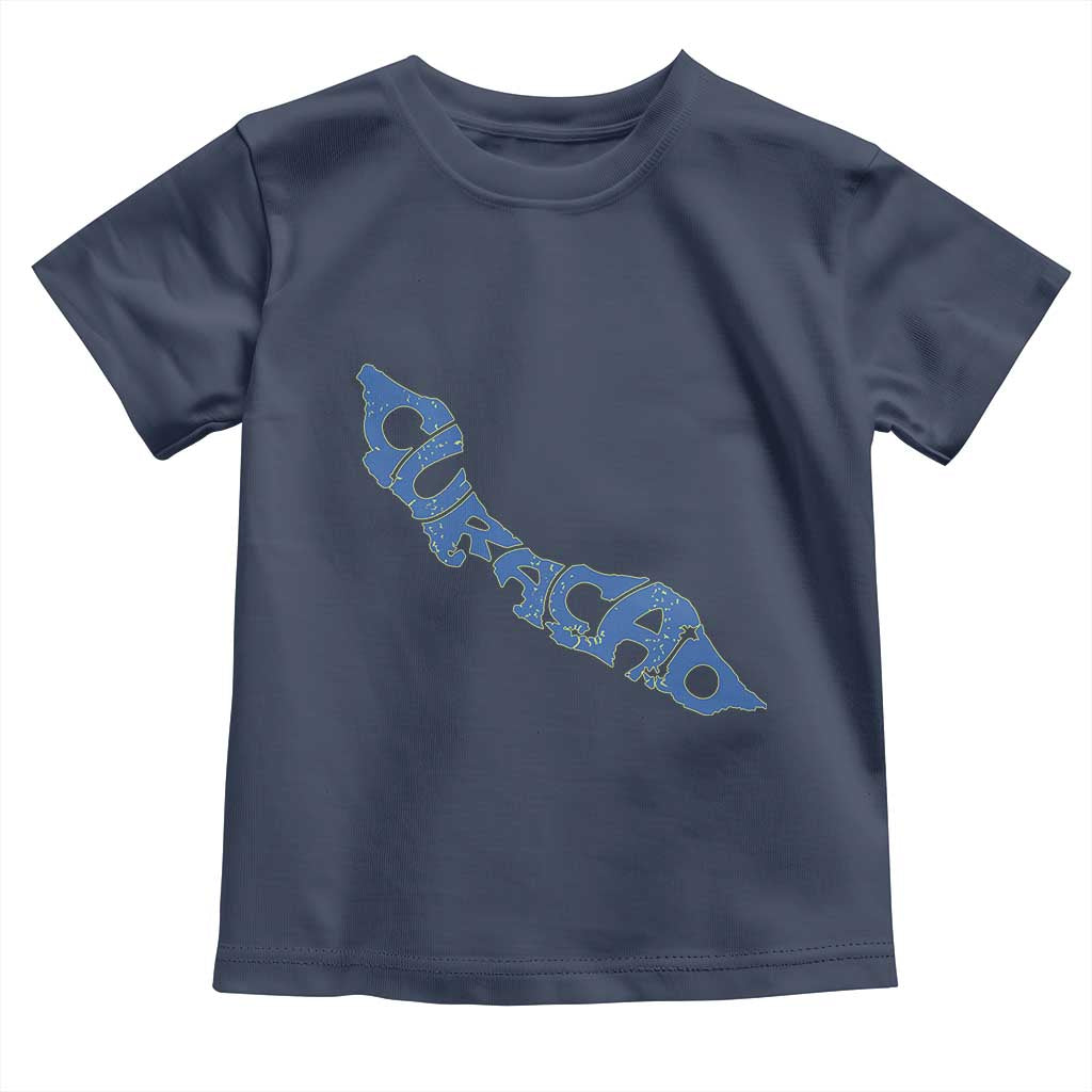 Curacao Flag Map Pride Toddler T Shirt Proud Curacaoan Heritage Gift
