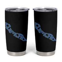 Curacao Flag Map Pride Tumbler Cup Proud Curacaoan Heritage Gift
