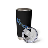Curacao Flag Map Pride Tumbler Cup Proud Curacaoan Heritage Gift