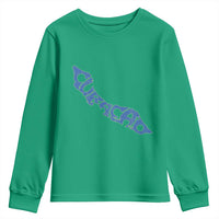 Curacao Flag Map Pride Youth Sweatshirt Proud Curacaoan Heritage Gift