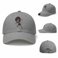 Funny Curacao Soccer Girl Baseball Cap Dabbing Football Fan Gift