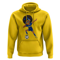 Funny Curacao Soccer Girl Hoodie Dabbing Football Fan Gift