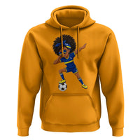 Funny Curacao Soccer Girl Hoodie Dabbing Football Fan Gift