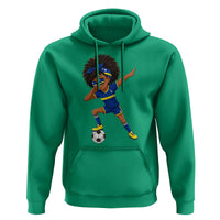 Funny Curacao Soccer Girl Hoodie Dabbing Football Fan Gift