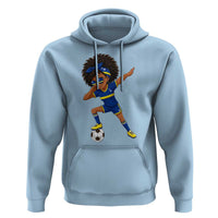 Funny Curacao Soccer Girl Hoodie Dabbing Football Fan Gift