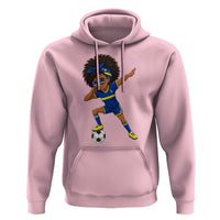 Funny Curacao Soccer Girl Hoodie Dabbing Football Fan Gift