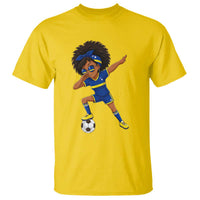 Funny Curacao Soccer Girl T Shirt Dabbing Football Fan Gift