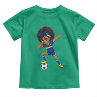 Funny Curacao Soccer Girl Toddler T Shirt Dabbing Football Fan Gift